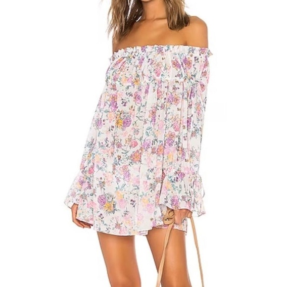 Tularosa Dresses & Skirts - Tularosa Brogan mini dress in pastel floral